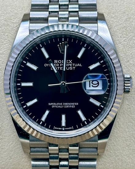 2020 Rolex Datejust 36MM Black Dial Jubilee Bracelet (126234)