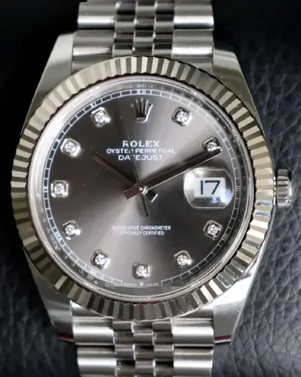 Rolex Datejust 41MM Slate Dial Jubilee Bracelet (126334)