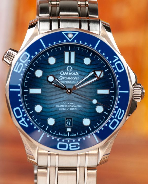 2024 Omega Seamaster Diver 300M "Summer Blue" 42MM Blue Dial Steel Bracelet (210.30.42.20.03.003)