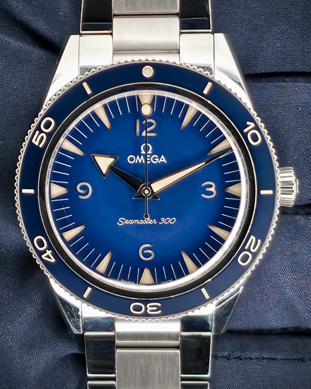 2021 Omega Seamaster 300M 41MM Blue Dial Steel Bracelet (234.30.41.21.03.001)