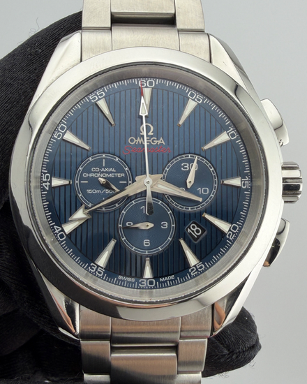 2019 Omega Seamaster Aqua Terra 150M Specialties Olympic Games "London 2012" Edition 44MM Blue Dial Steel Bracelet (522.10.44.50.03.001)