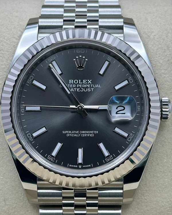 2026 Rolex Datejust 41MM Slate Dial Oyster Bracelet (126334)