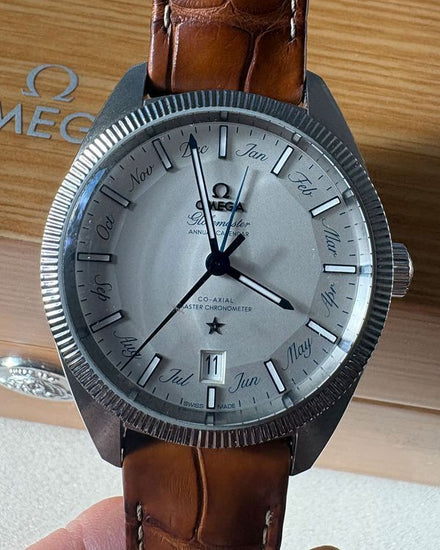 2023 Omega Constellation Globemaster Annual Calendar 41MM Silver Dial Leather Strap (130.33.41.22.02.001)