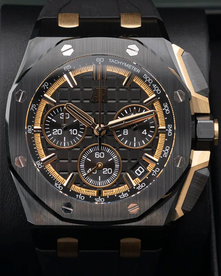 Audemars Piguet Royal Oak Offshore 43MM Black Dial Rubber Strap (26420CE.OO.A127CR.01)