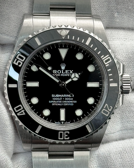 2021 Rolex Submariner No-Date 41MM Black Dial Oyster Bracelet (124060)