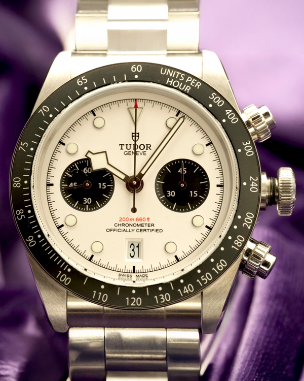 2023 Tudor Black Bay Chrono "Panda" 41MM White Dial Steel Bracelet (79360N)