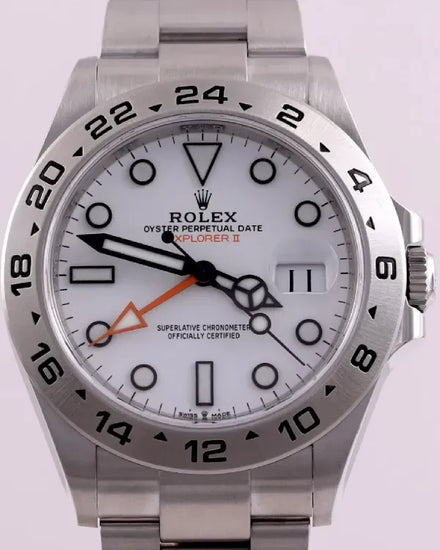 2022 Rolex Explorer II "Polar" 42MM White Dial Oyster Bracelet (226570)