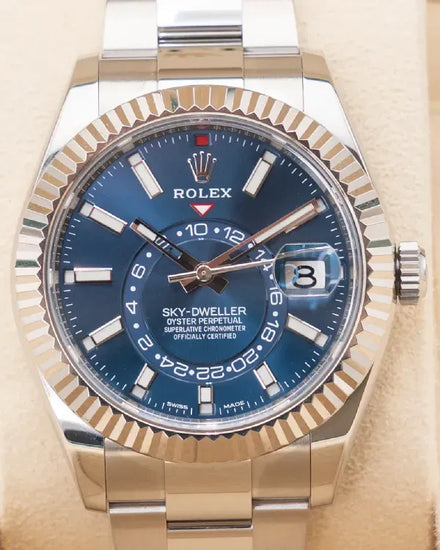 2021 Rolex Sky-Dweller 42MM Blue Dial Oyster Bracelet (326934)
