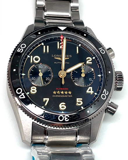 2026 Longines Spirit Flyback Titanium 42MM Anthracite Dial Titanium Bracelet (L3.821.1.53.6)