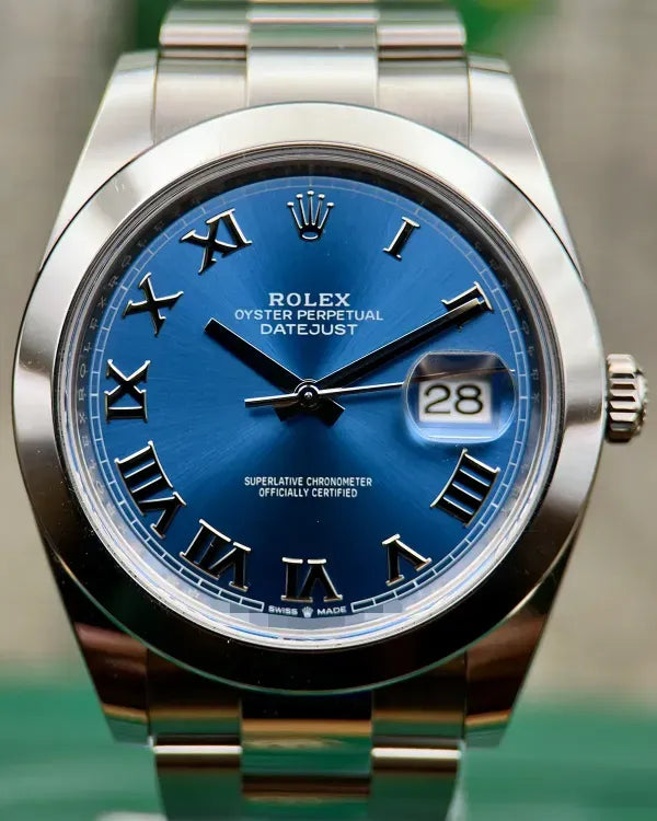 2024 Rolex Datejust 41MM Blue Dial Oyster Bracelet (126300)