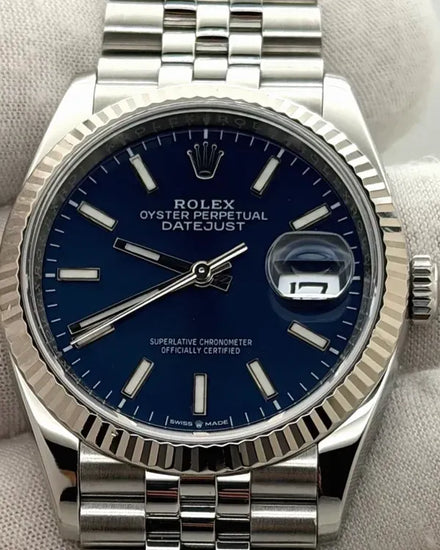 2021 Rolex Datejust 36MM Blue Dial Jubilee Bracelet (126234)