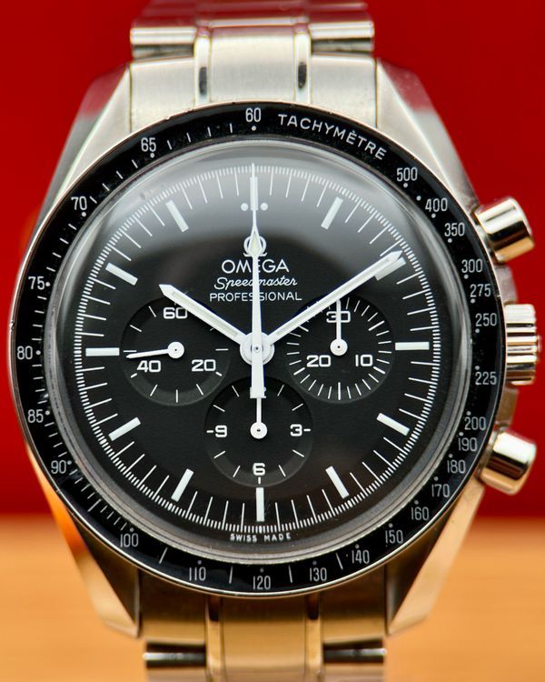 2022 Omega Speedmaster Professional Moonwatch 42MM Black Dial Steel Bracelet (311.30.42.30.01.005)