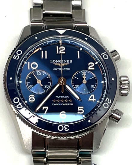 2026 Longines Spirit Flyback 42MM Blue Dial Steel Bracelet (L3.821.4.93.6)