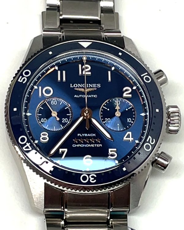 2026 Longines Spirit Flyback 42MM Blue Dial Steel Bracelet (L3.821.4.93.6)