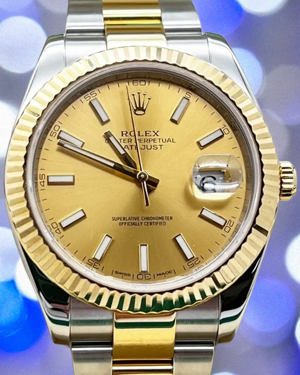 2019 Rolex Datejust 41MM Champagne Dial Two-Tone Jubilee Bracelet (126333)