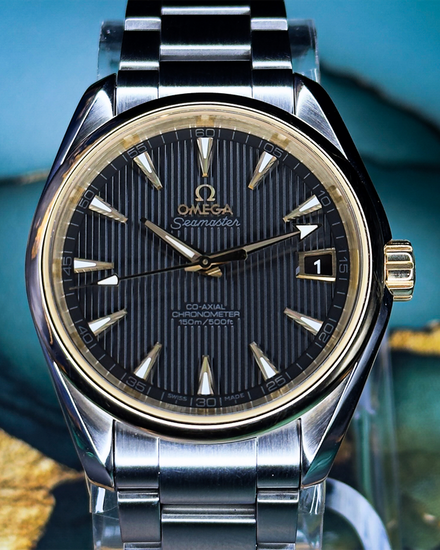 No Reserve - Omega Seamaster Aqua Terra 150M 38.5MM Grey Dial Steel Bracelet (231.20.39.21.06.004)