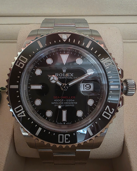 2026 Rolex Sea-Dweller "Red" 43MM Black Dial Oyster Bracelet (126600)