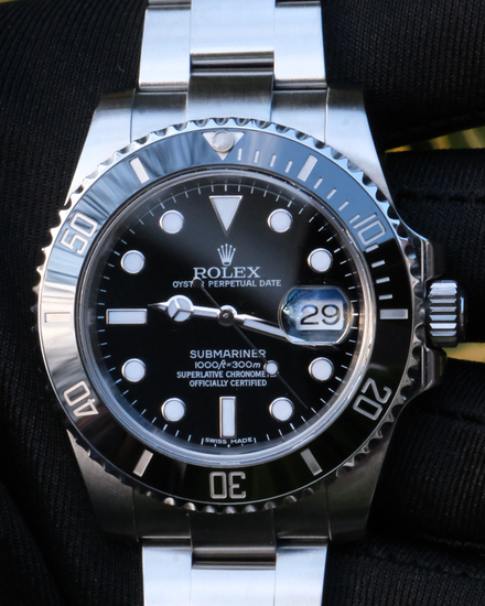 2014 Rolex Submariner Date 40MM Black Dial Oyster Bracelet (116610LN)