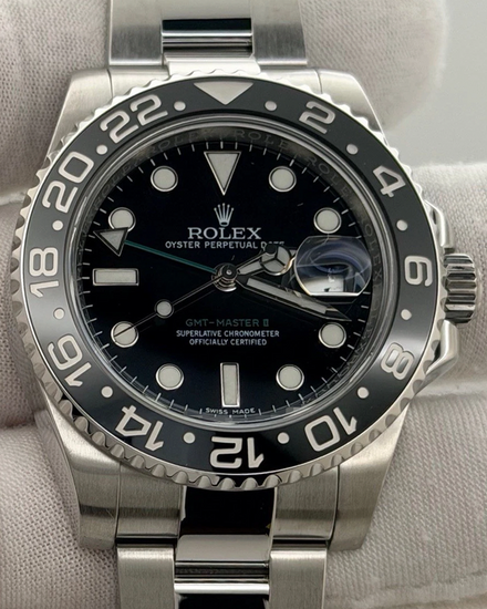 2017 Rolex GMT-Master II 40MM Black Dial Oyster Bracelet (116710LN)