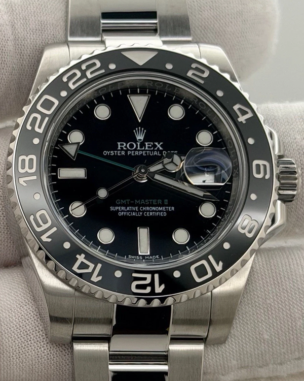 2017 Rolex GMT-Master II 40MM Black Dial Oyster Bracelet (116710LN)