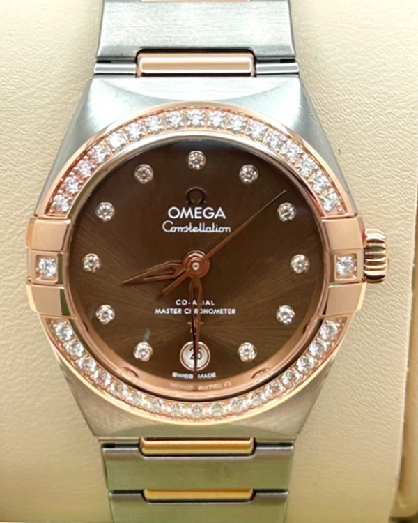2025 Omega Constellation 29MM Brown Dial Two-Tone Bracelet (131.25.29.20.63.001)