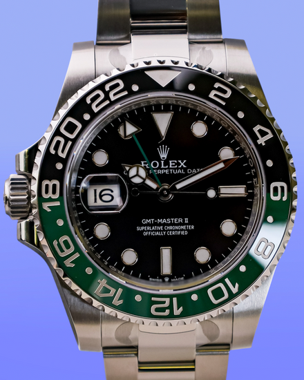 No Reserve - 2026 Rolex GMT-Master II "Sprite" 40MM Black Dial Oyster Bracelet (126720VTNR)