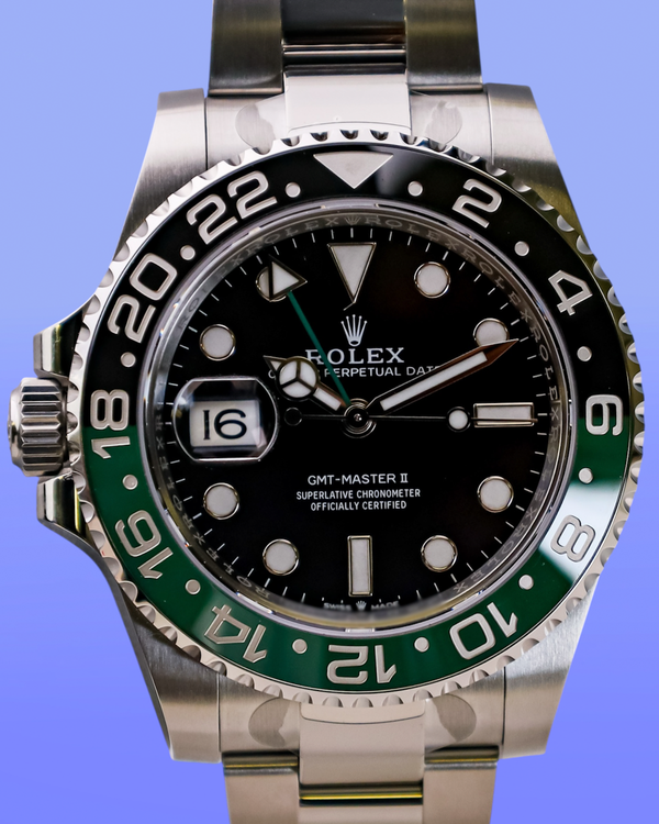 2026 Rolex GMT-Master II "Sprite" 40MM Black Dial Oyster Bracelet (126720VTNR)