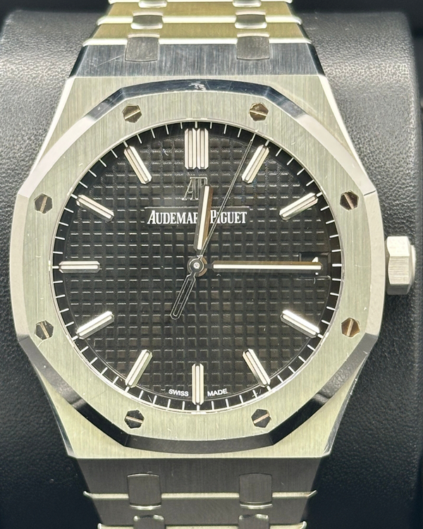 Audemars Piguet Royal Oak 41MM Black Dial Steel Bracelet (15500ST.OO.1220ST.03)