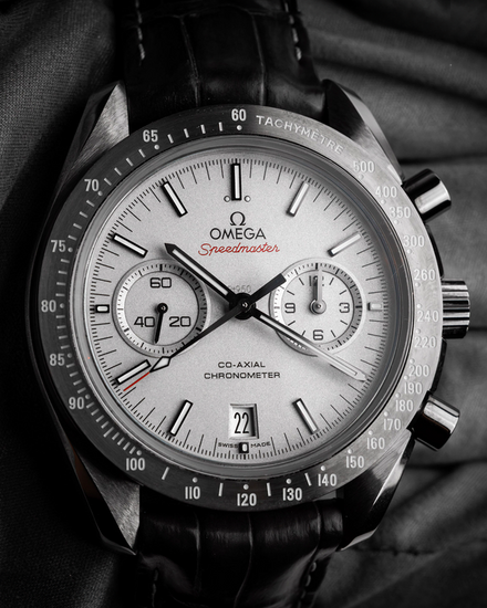 2016 Omega Speedmaster Dark Side of the Moon "Grey Side of the Moon" 44.25MM Grey Dial Leather Strap (311.93.44.51.99.001)