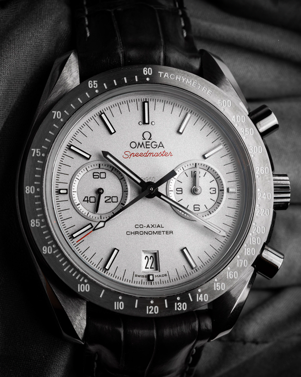 2016 Omega Speedmaster Dark Side of the Moon "Grey Side of the Moon" 44.25MM Grey Dial Leather Strap (311.93.44.51.99.001)