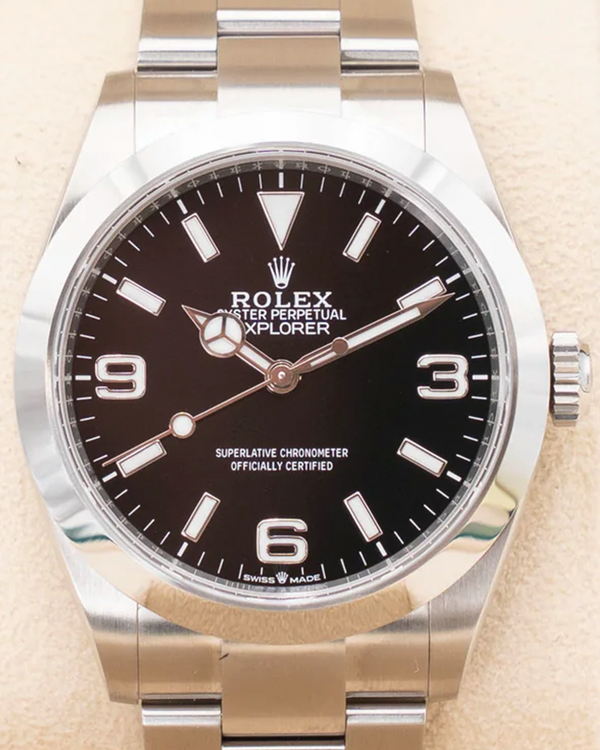 2023 Rolex Explorer 40MM Black Dial Oyster Bracelet (224270)
