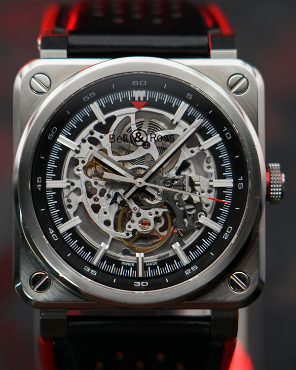 2018 Bell & Ross BR 03-92 Diver L.E. 42MM Skeleton Dial Leather Strap (BR0392-SC/SCA AERO GT)