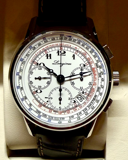 Longines Heritage 41MM White Dial Leather Strap (L2.781.4.13.2)