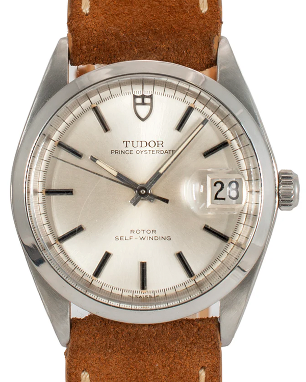 2026 Tudor Prince Oysterdate 34MM Silver Dial Aftermarket Leather Strap (9050/0)