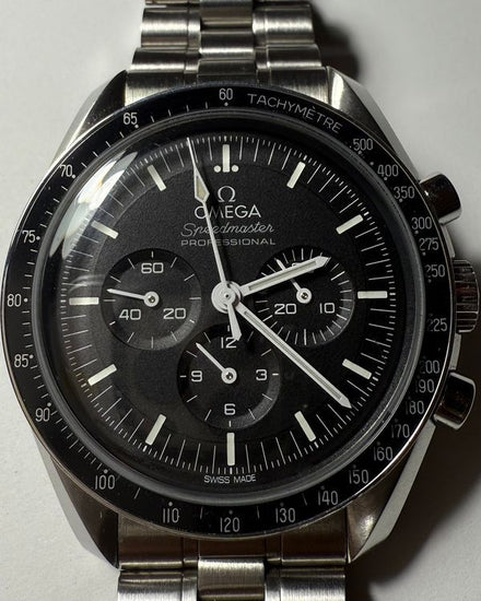 2023 Omega Speedmaster Professional Moonwatch 42MM Black Dial Steel Bracelet (310.30.42.50.01.001)