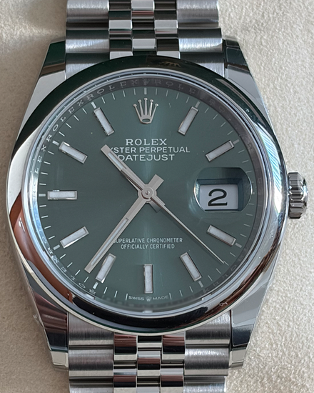 2026 Rolex Datejust 36MM Green Dial Jubilee Bracelet (126200)