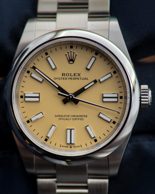 2026 Rolex Oyster Perpetual 41MM Beige Dial Oyster Bracelet (134300)