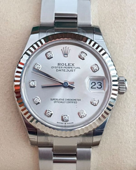 2026 Rolex Datejust 31MM Silver Dial Oyster Bracelet (278274)