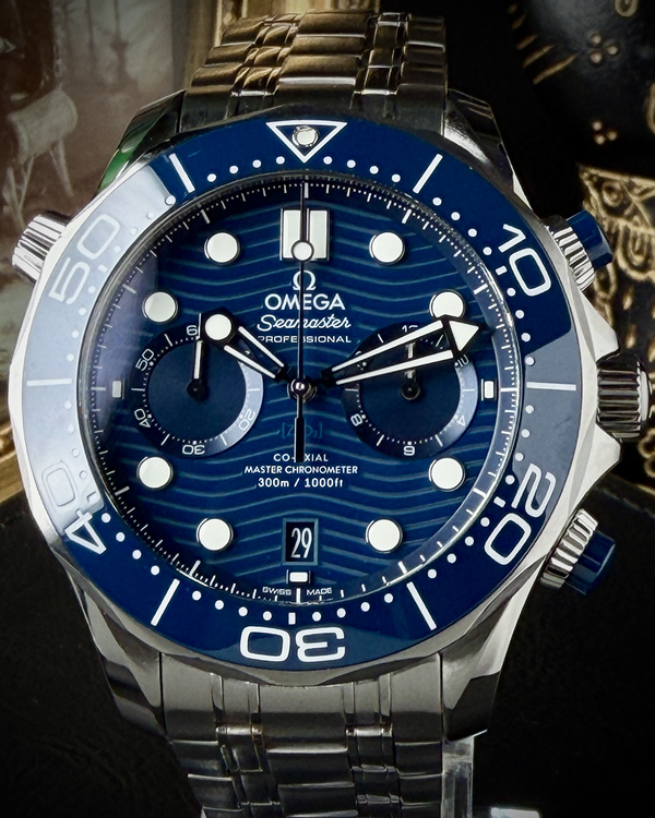 2023 Omega Seamaster Professional Diver 300M 44MM Blue Dial Steel Bracelet (210.30.44.51.03.001)