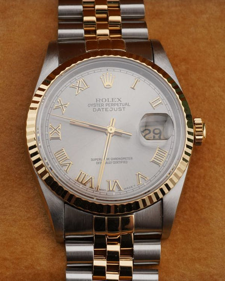 1996 Rolex Datejust 36MM Silver Dial Two-Tone Jubilee Bracelet (16233)