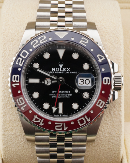 2019 Rolex GMT-Master II "Pepsi" 40MM Black Dial Jubilee Bracelet (126710BLRO)