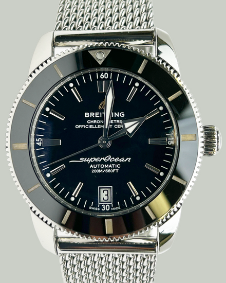 No Reserve - 2020 Breitling Superocean Heritage II S.E. 42MM Black Dial Steel Bracelet (AB2010)