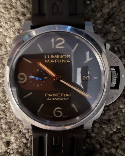 2020 Panerai Luminor 1950 3 Days 44MM Brown Dial Rubber Strap (PAM01351)