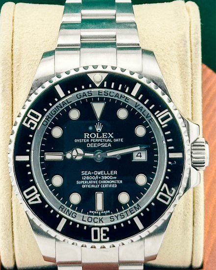 No Reserve - 2009 Rolex Sea-Dweller Deepsea 44MM Black Dial Oyster Bracelet (116660)