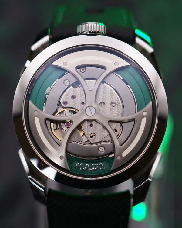 No Reserve - 2024 MB&F MAD Edition 1 "Green" 42MM Skeleton Dial Leather Strap (M.A.D. 1)