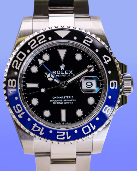No Reserve - 2026 Rolex GMT-Master II "Batman" 40MM Black Dial Oyster Bracelet (126710BLNR)