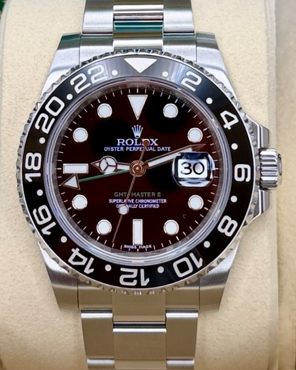 2016 Rolex GMT-Master II 40MM Black Dial Oyster Bracelet (116710LN)