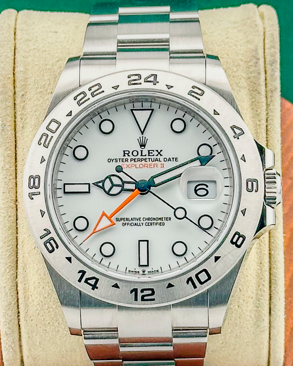 2025 Rolex Explorer II "Polar" 42MM White Dial Oyster Bracelet (226570)