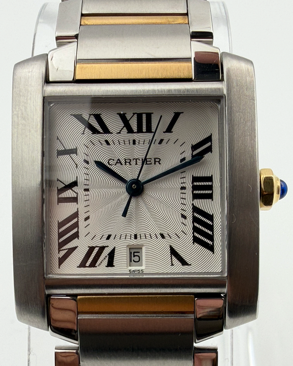 Cartier Tank Française 32MM Silver Dial Two-Tone Bracelet (W51005Q4)