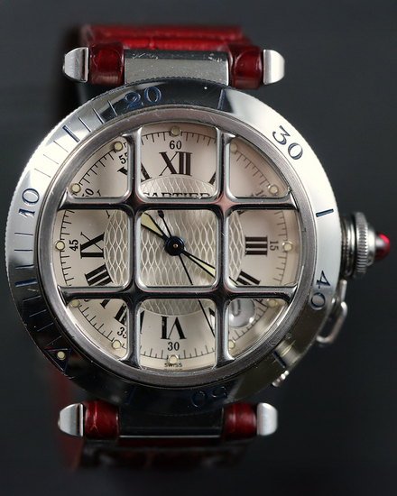 1997 Cartier Pasha De Cartier "150th Anniversary" L.E. 38MM Silver Dial Leather Strap (W3102255)